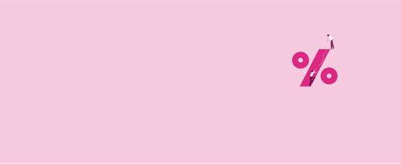 Percent-pink